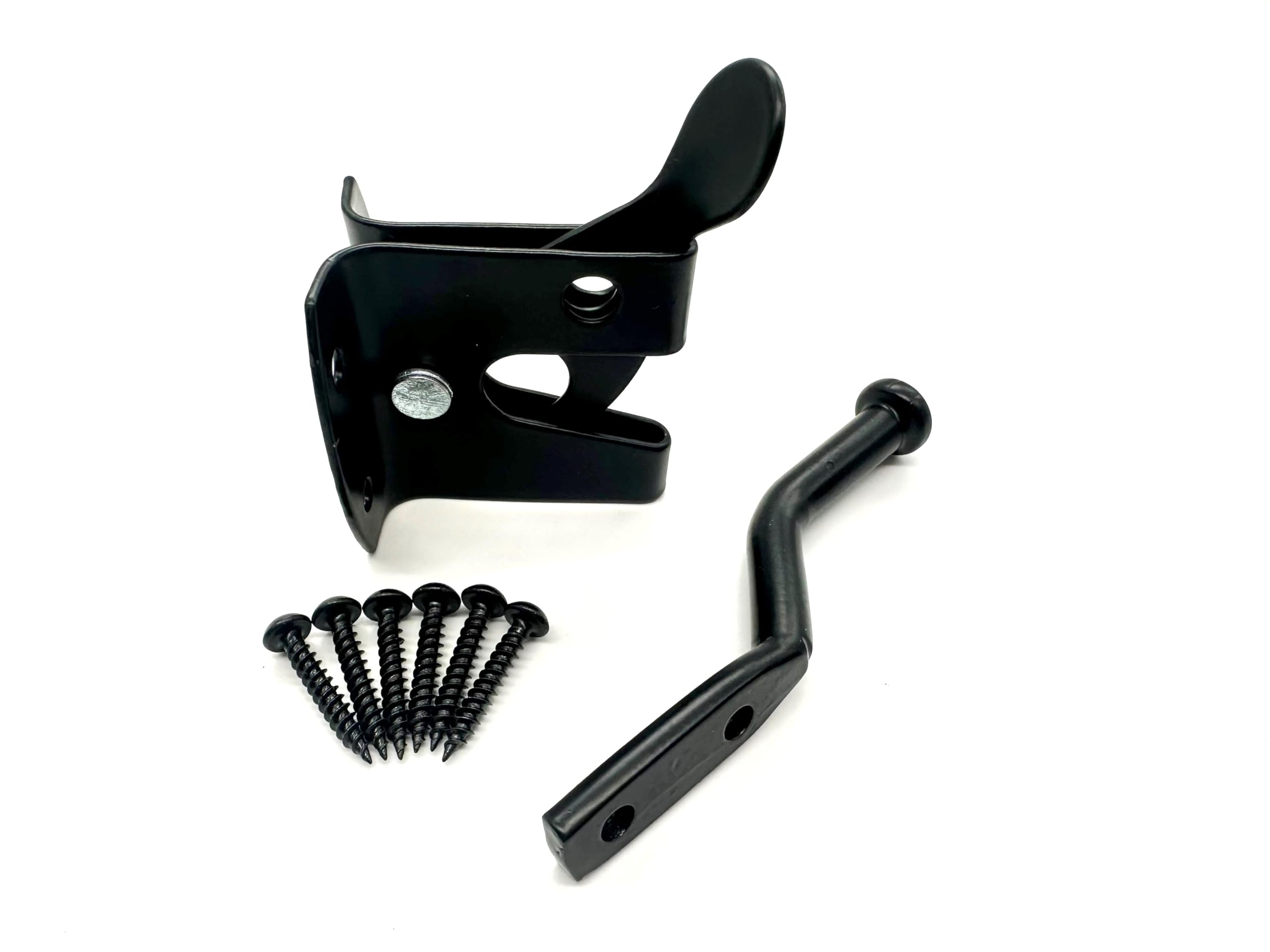 Garden Gate Hinge Pack. 3PK of 12" Black Tee Hinges - Image 3