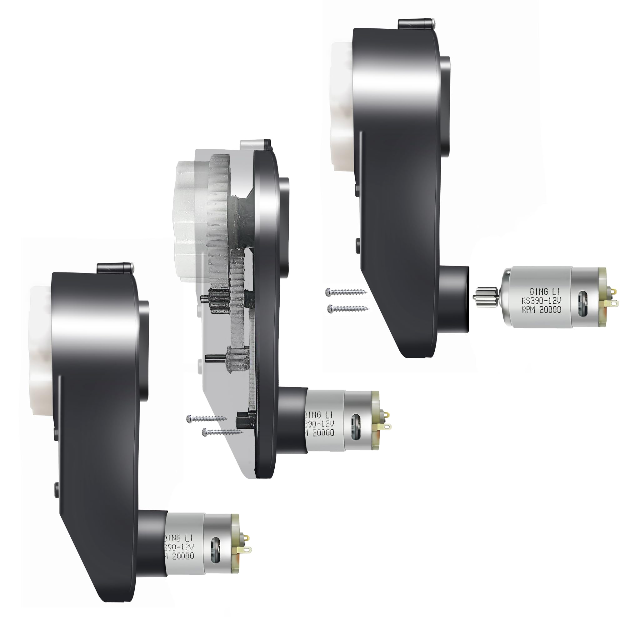 2PCS 6 Volt RS390 18000RPM Motor for Kid's Ride on Toys Car,RS380-RS390 12 Teeth(12 Pinion) 6V Electric Bike Motor Upgrade Replace Accessories Parts (6V RS390 18000RPM) - Image 4