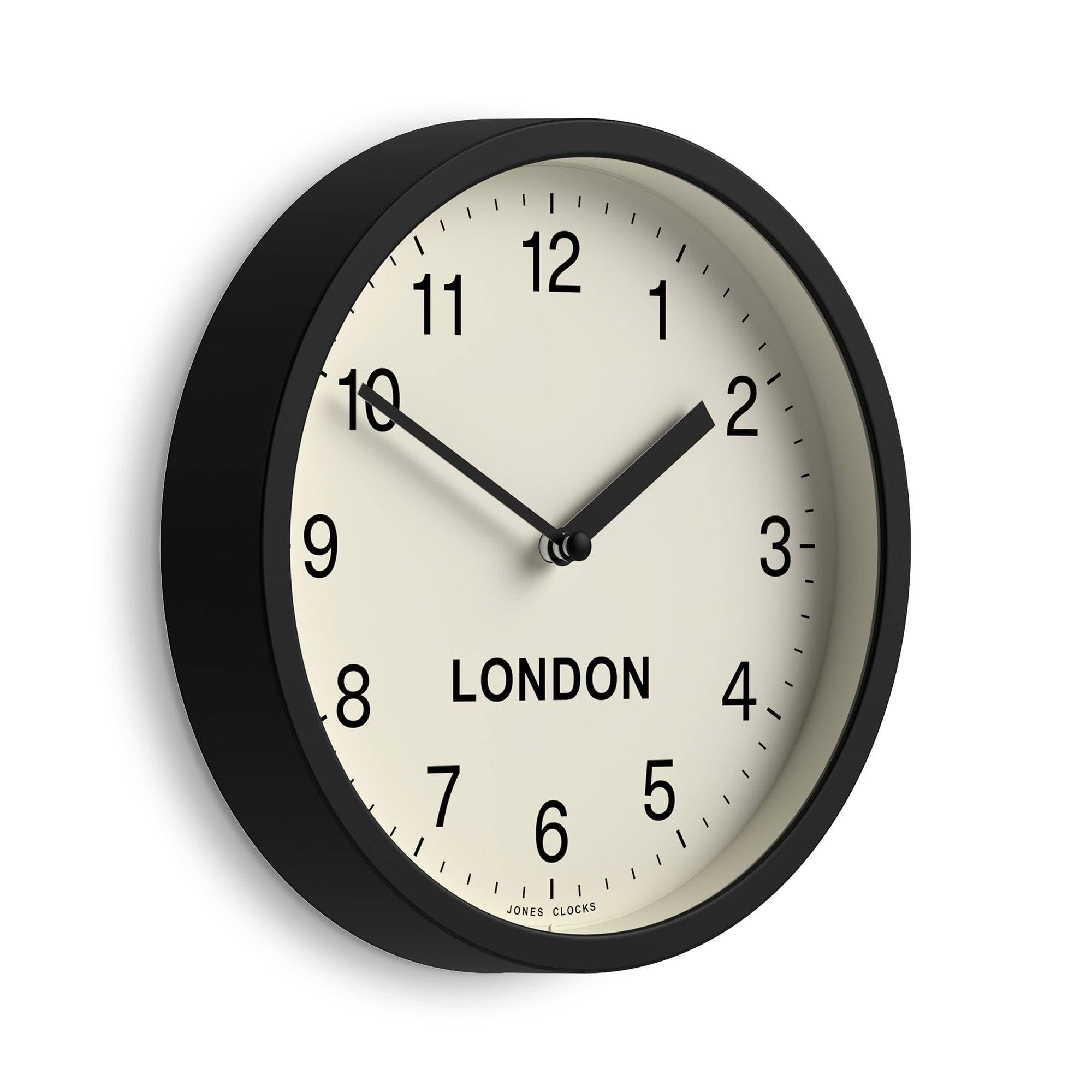Amazon.com: JONES CLOCKS® London Time Zone wall Clock | Small