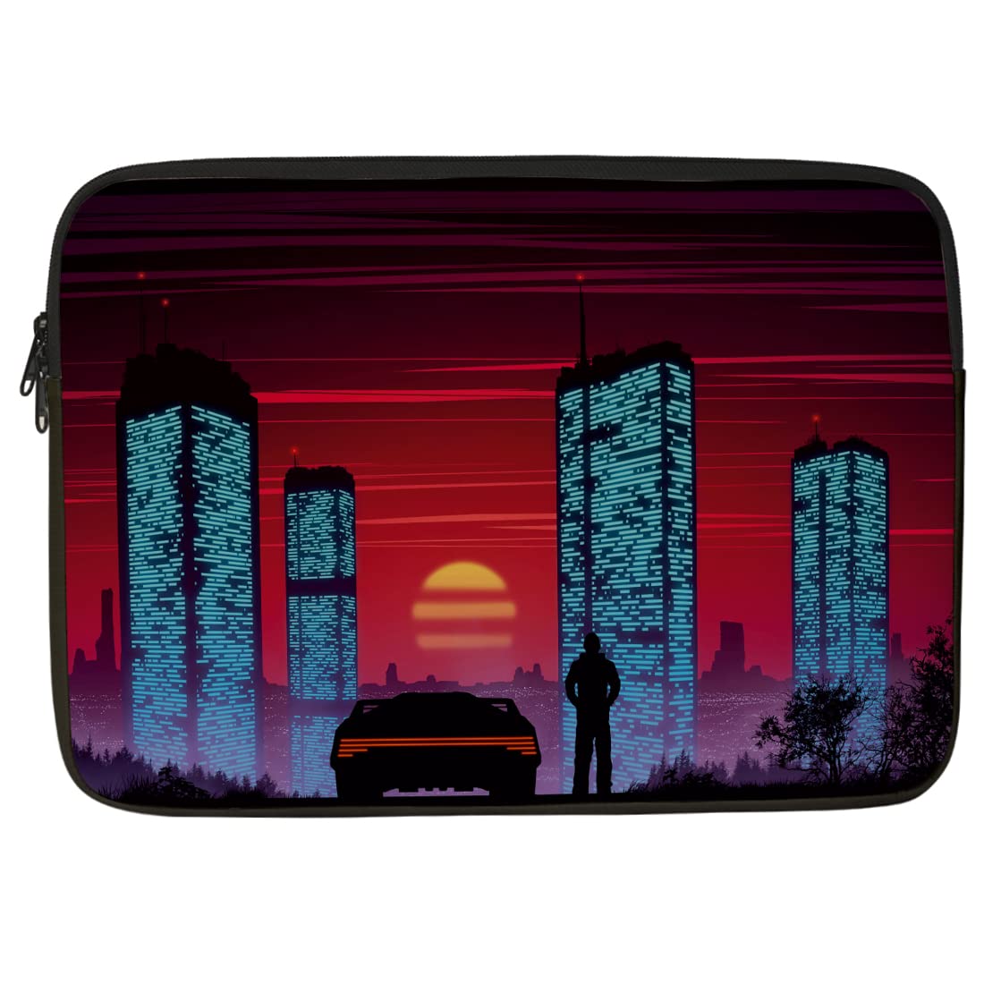 Crazyify Building Printed Laptop Sleeve/Laptop Case Cover/Laptop Bag 14 inch with Shockproof & Waterproof Linen On All Inner Sides | MacBook/Laptop Sleeve for Men & Women (B0B49NHH18) Amazon Price History, Amazon Price Tracker