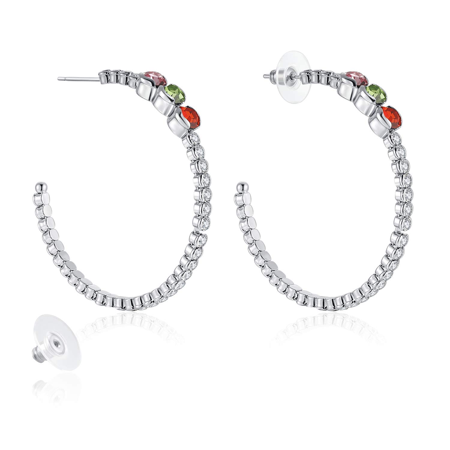 KruckelYou are Unique, always beautiful, full of joy, I love you with all my hearts earrings made with Swarovski® Crystal - 7131018