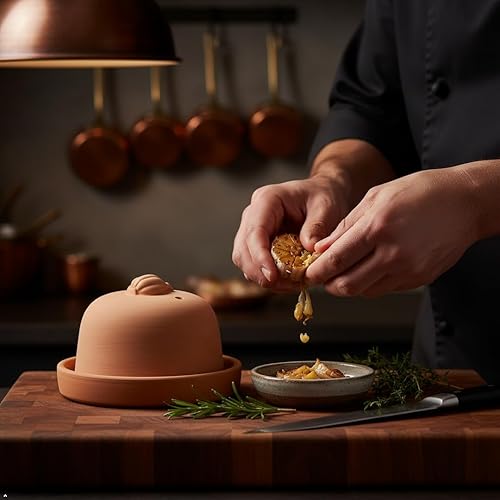 Miniatura 8 de Eurita by Reston Lloyd Terra Cotta Garlic Roaster, Natural