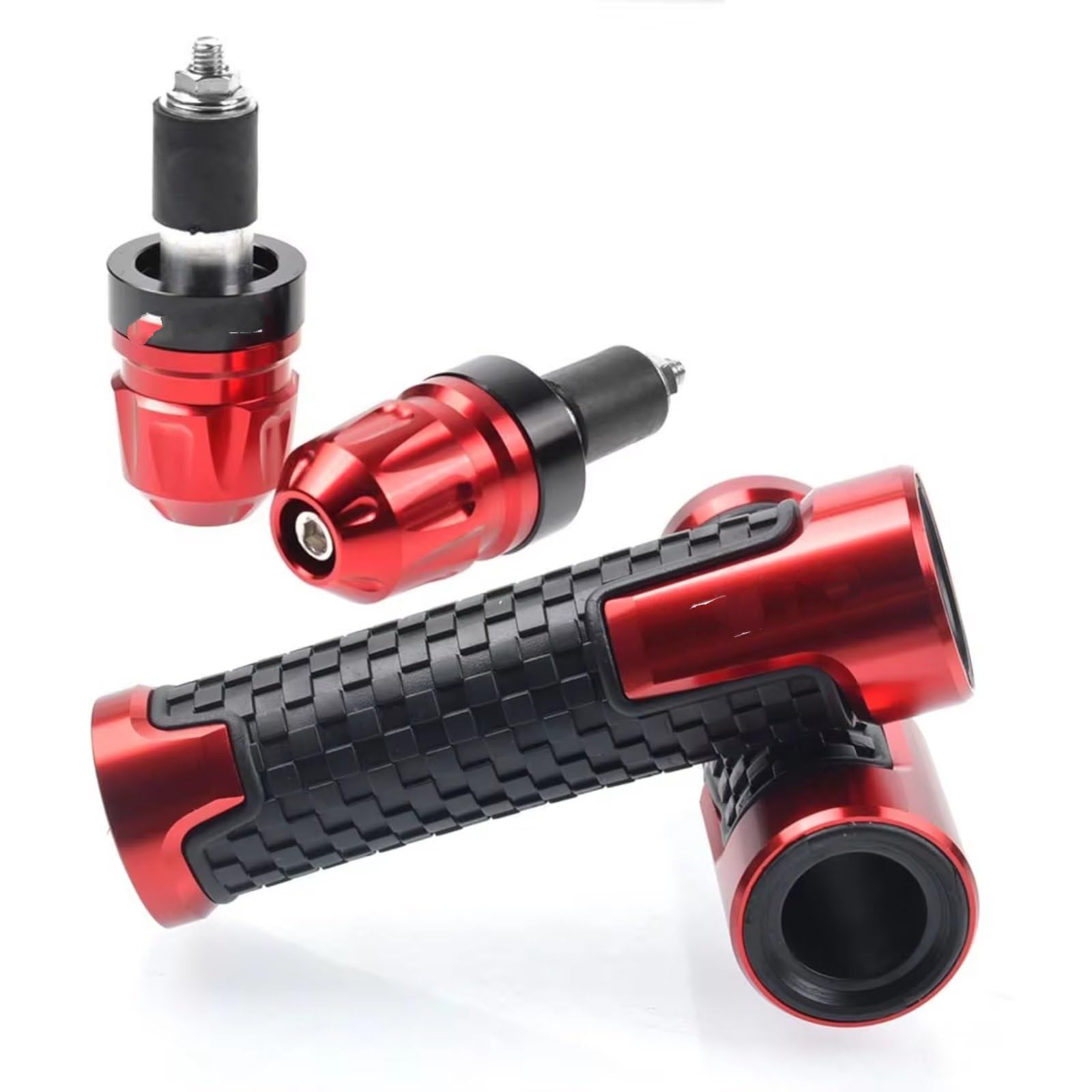 Per Grom Per MSX125 Per MSX125SF 2013-2024 Leve Freno Frizione Per Moto Manopole Manubrio Estremità Manubrio Leve Comando Anteriore Kit Leve Moto(Red)
