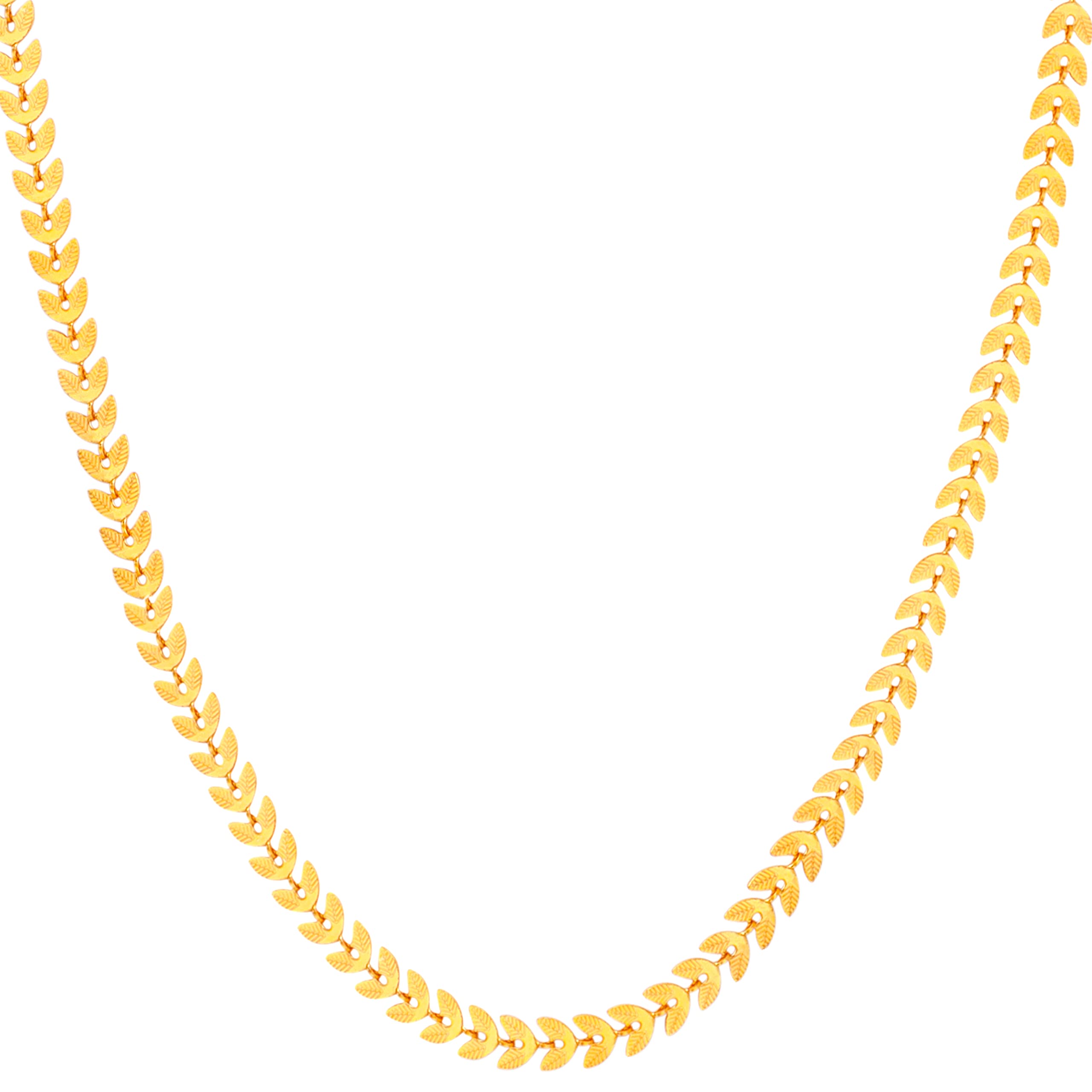 Fashion Frill Limited Edition Designer Gold Plated Neck Gold Chain For Women Boys Girls 28 Inches (B09R1TS87D) Amazon Price History, Amazon Price Tracker