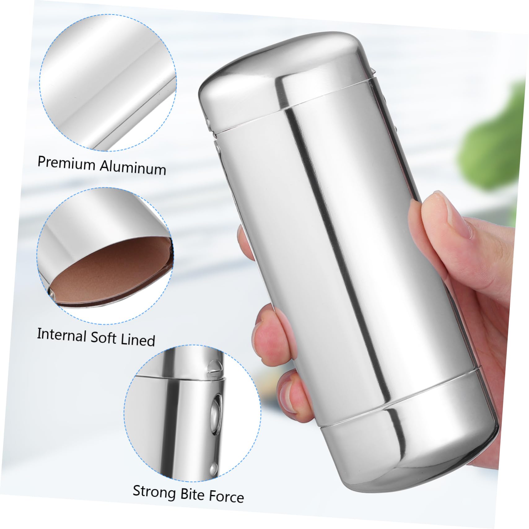 Gatuida Sonnenbrillenetui Aluminium Eleganter Brillenorganizer für Reisen Passend für Verschiedene Brillengrößen Schützt Linsen und Sorgt für Sauberkeit für Unterwegs