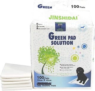 Gmjay Podkładka do pieluszek dla zwierząt domowych jednorazowe podkładki do szkolenia szczeniąt 100 arkuszy zagęszczony wodny Absor Ptiont Dog Siusik Mata