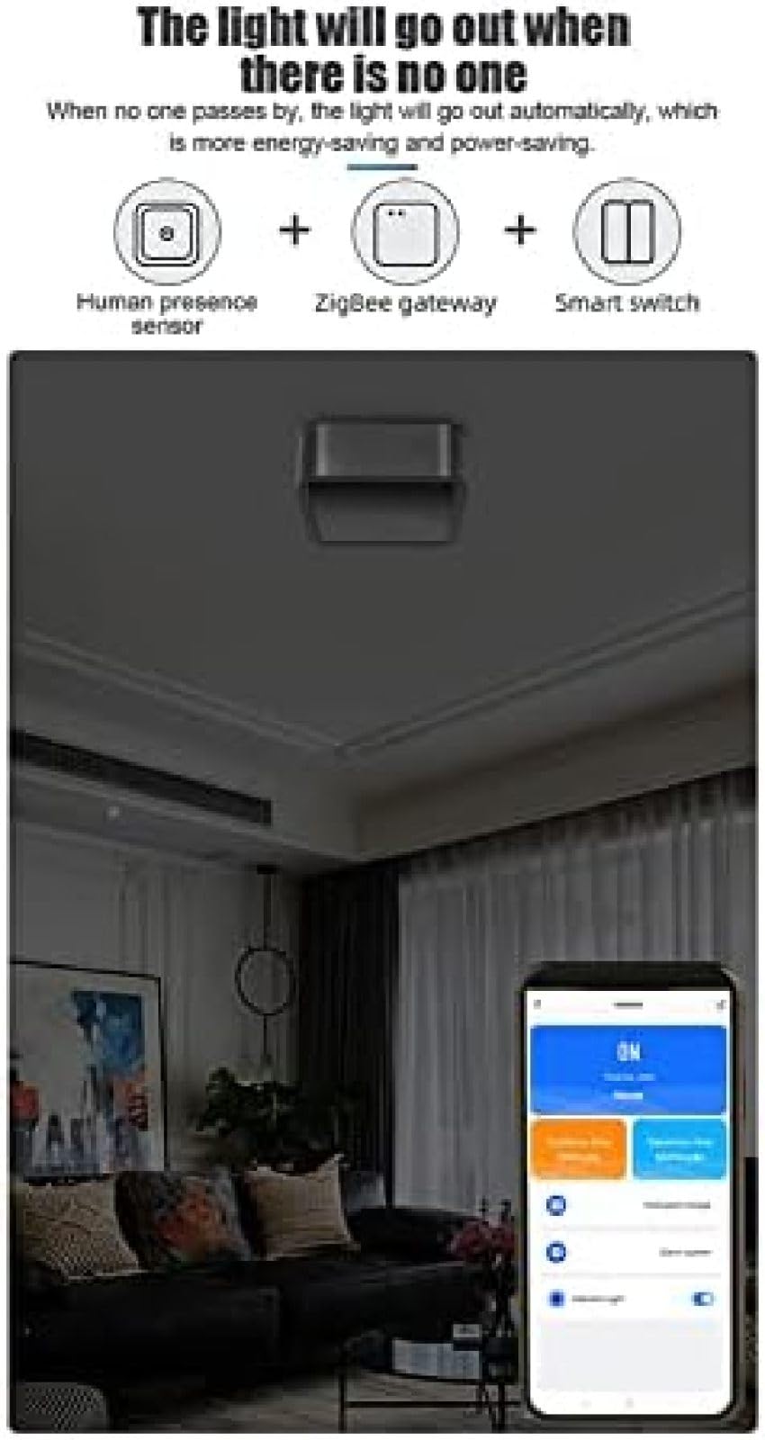 Sensor de Presencia Humana MmWave Radar detección de Alta precisión Cuerpo Humano Existe Soporte de Sensor Tuya, ZigBee