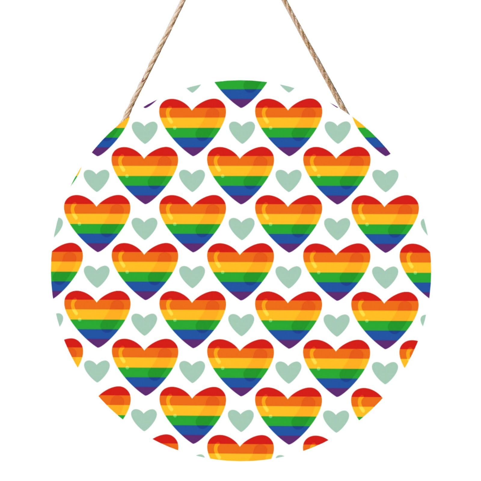 Pride Month Lgbtq Gay Pride Ally Door Signs Plaques Wood Welcome Sign For Front Door Wall Hanging For Home Farmhouse Office Classroom Party Decoration