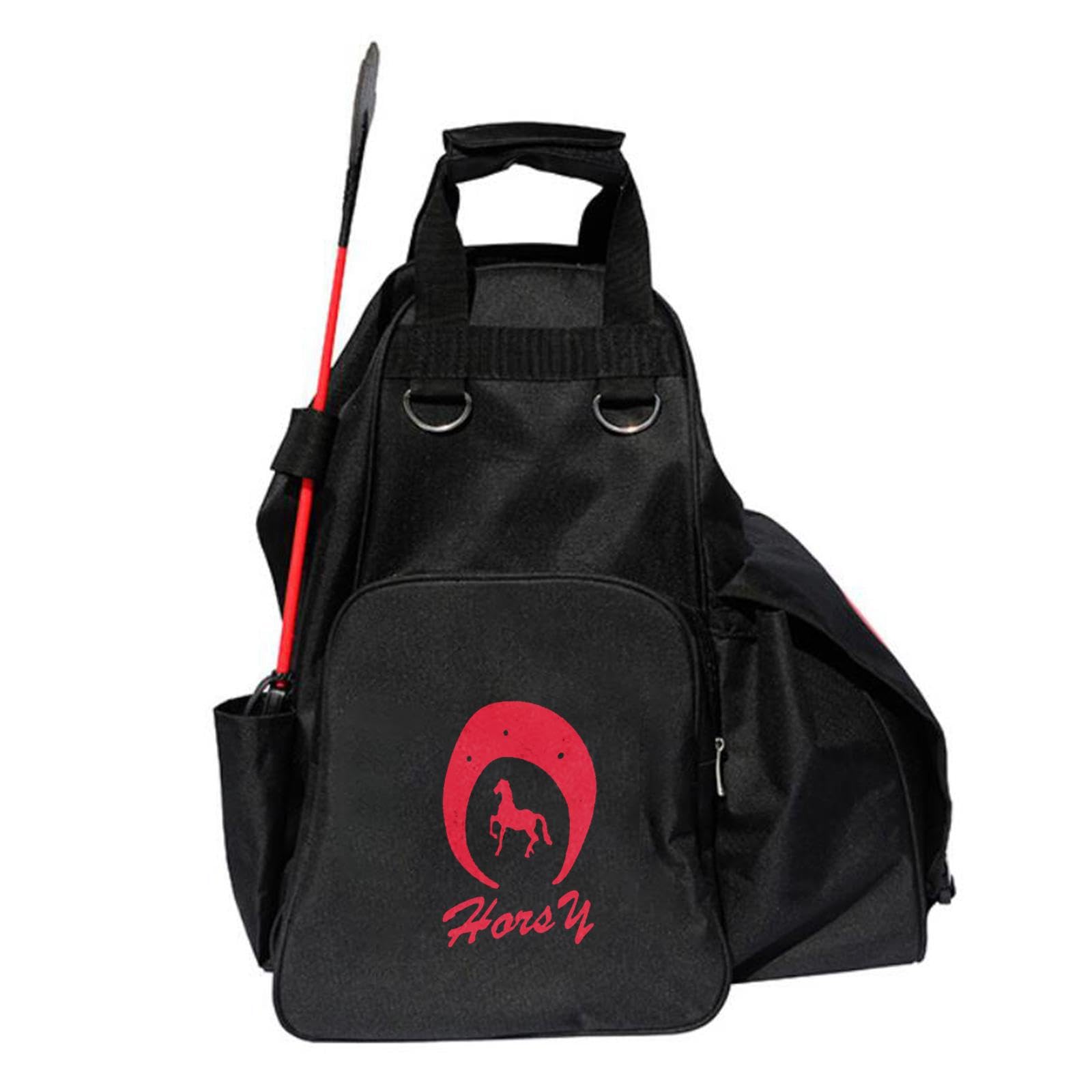 Zaino da equitazione leggero e resistente, per escursioni a cavallo, borsa sportiva multifunzionale, per ciclismo, passeggiate con il cane, bicicletta, schienale