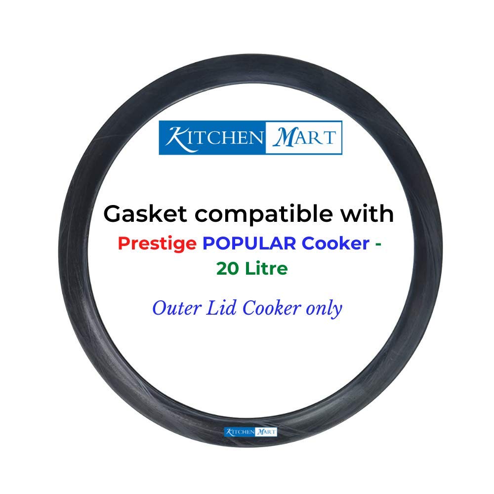 Kitchen Mart Gasket compatible with Prestige Popular Pressure cooker (20 Liters)