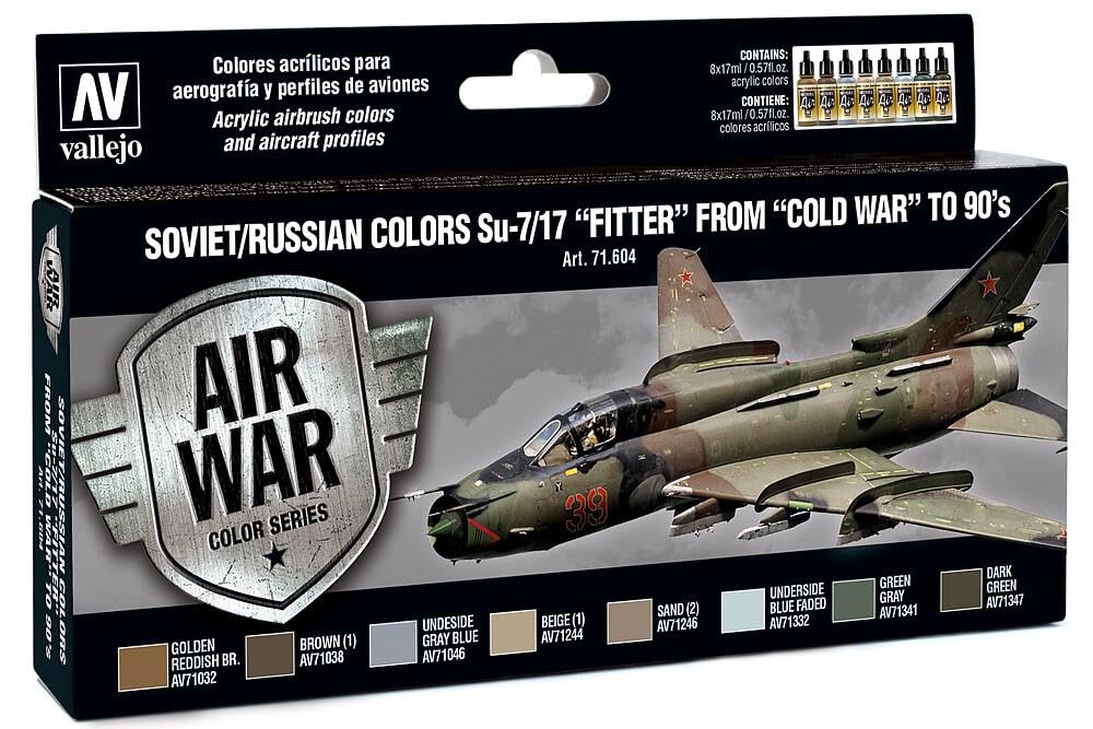 Vallejo AV Model Air Set -Soviet Su-7/17 Fitter to 80's