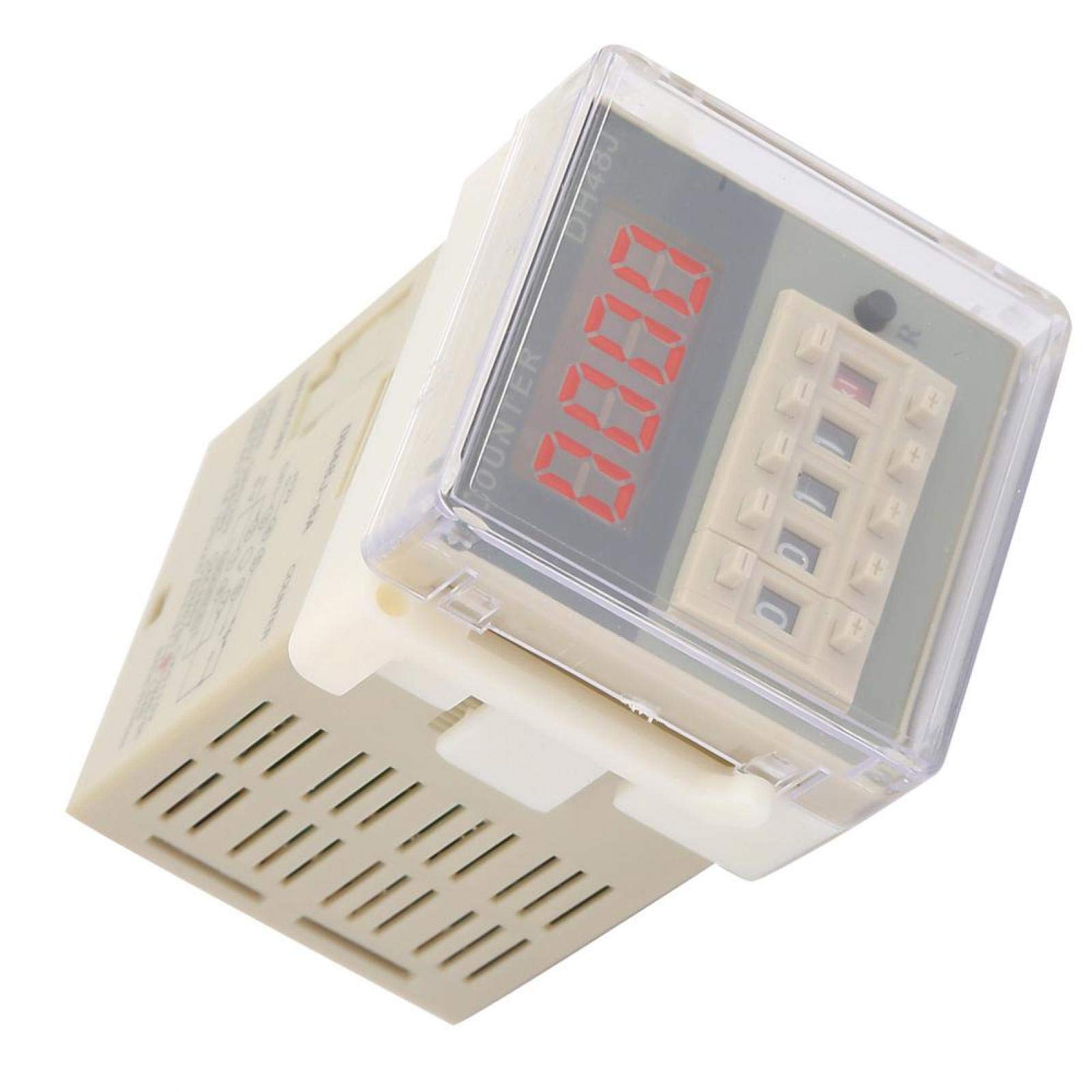 Rel&egrave; Temporizzato Digitale DH48J-A - Contatore 24V/220V Con Display LED 11 Pin