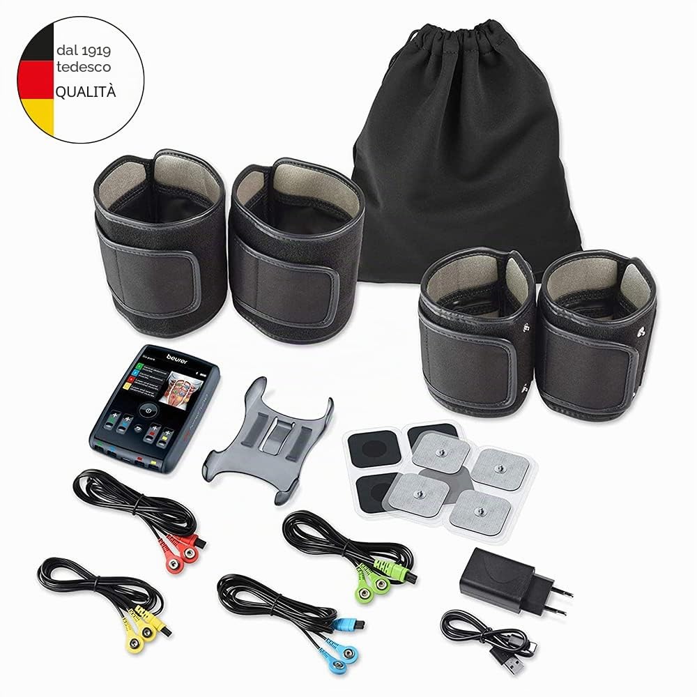 Beurer EM 95 EMS Home Studio Dispositivo EMS per Allenamento e Stimolazione Muscolare a Casa, con Connessione Bluetooth per Gestione tramite App
