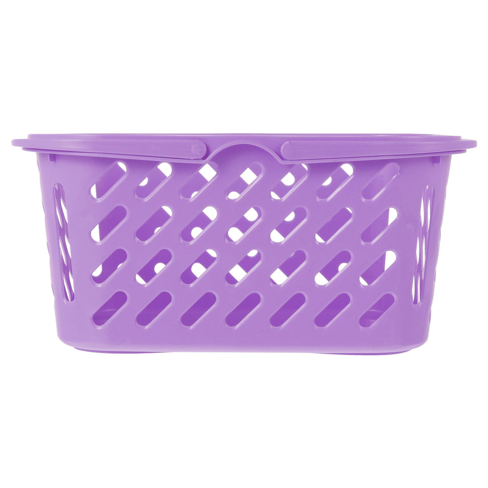Cesta Resistente Corrosión de Plástico para Supermercado Doble Asa y Gran Capacidad para Almacenamiento Práctico de Compras