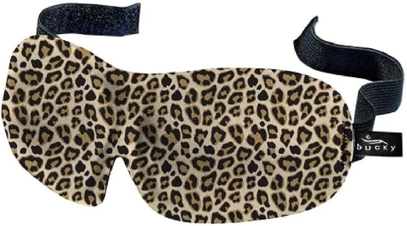 Bucky 40 Blinks Máscara para os Olhos com Estampa de Leopardo, Tamanho Único
