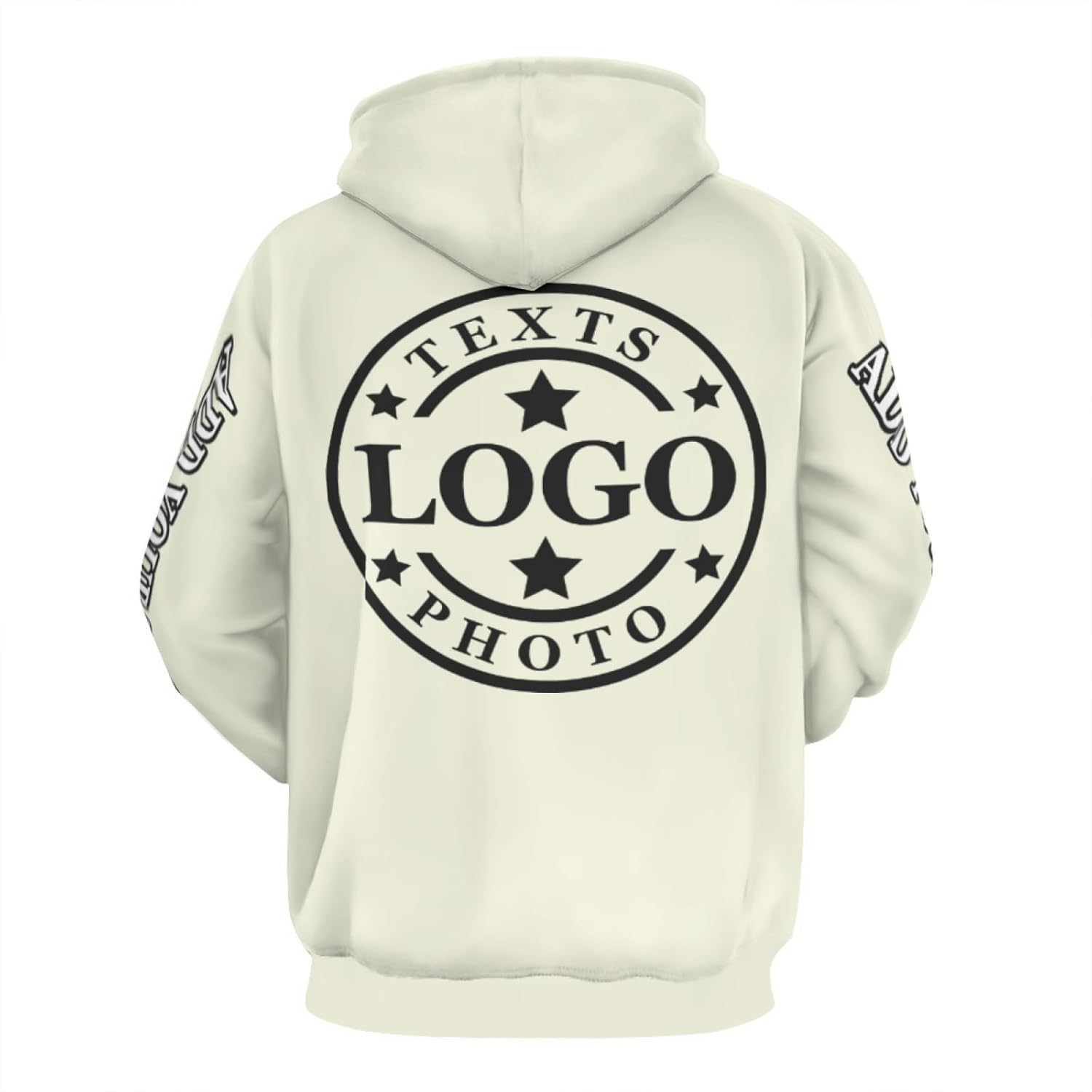 Custom Hoodie - Custom Hoodies Personalized Hoodies For Men Add Personalized Text Logo Photo Image - Front&Back Design - Image 6