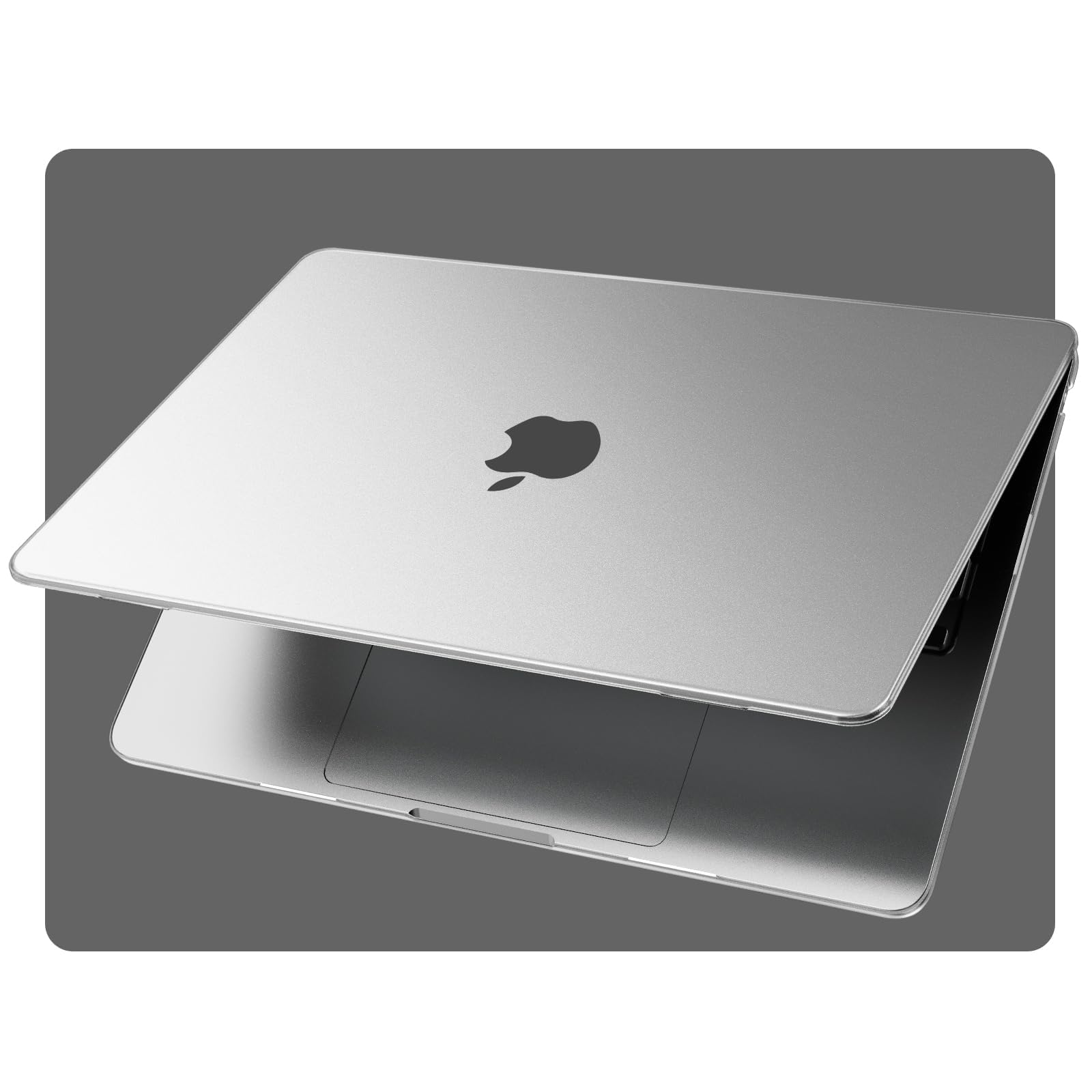 EooCoo Case Compatible for MacBook Air 13.6 inch M4 M3 M2 2025 2024 2022,A3240 A3113 A2681,[Ultra-Thin Invisible Translucent],[Original Texture],M2 M3 M4 Air 13 Protective Hard Shell Cover-Matte Clear