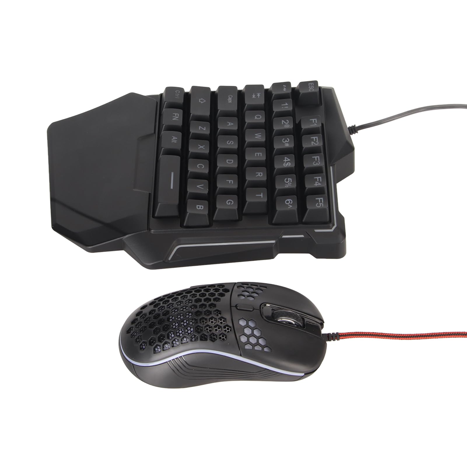 Set da Gioco Cablato con Convertitore Tastiera e Mouse con Funzione per PS - Pacchetto Combinato 7 in 1