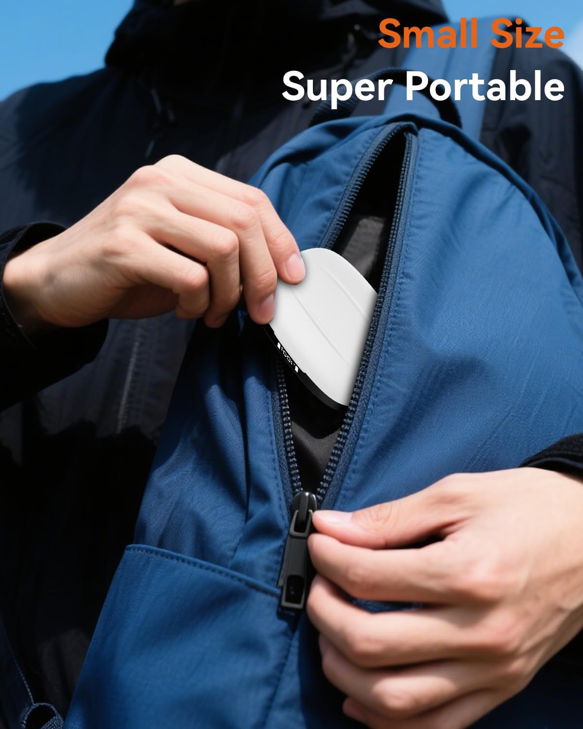 Wireless Earbuds, Sports Bluetooth 5.4 Headphones, Ear Buds with ENC Noise Canceling Mic, 80Hr Playtime Earphones, Palm-sized, LED Power Display, IPX7 Waterproof Headset for Workout Running, White - Image 8