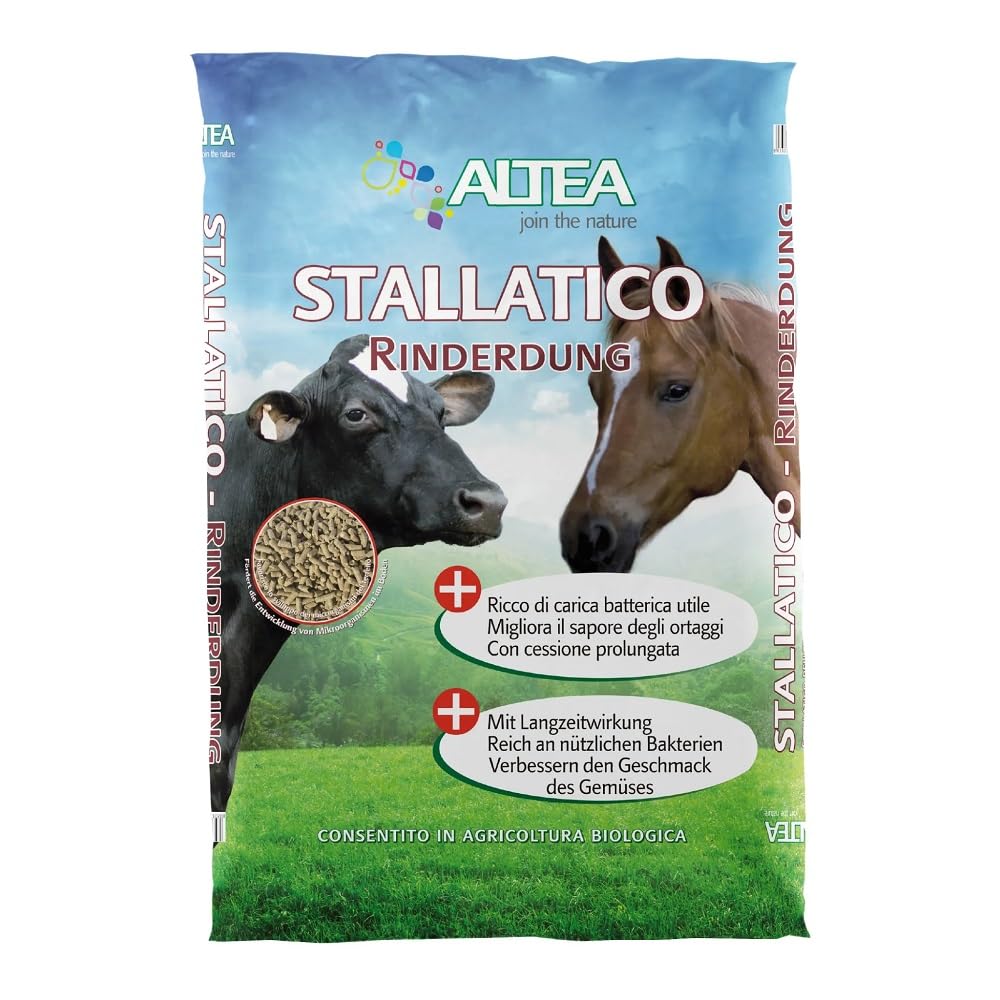 Stallatico Pellet - sacchi da Kg 20 - Concime naturale ammendante pellettato (5 sacchi da kg.20)