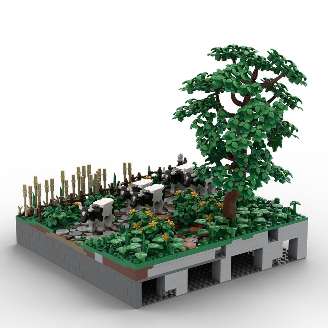 Burg Hohengeroldseck model z klocków zaciskowych, historyczny model zamku z 62 modułów, rozszerzenie krajobrazu, prezent dla miłośników historii i kolekcjonerów zamków, 1508 elementów