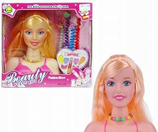 مجموعة مكياج مبتكرة - مجموعة تصفيف شعر مبهجة مكونة من 17 قطعة تلهم الفتيات الصغيرات لاستكشاف مواهبهن العصرية مع دمية ساحرة.