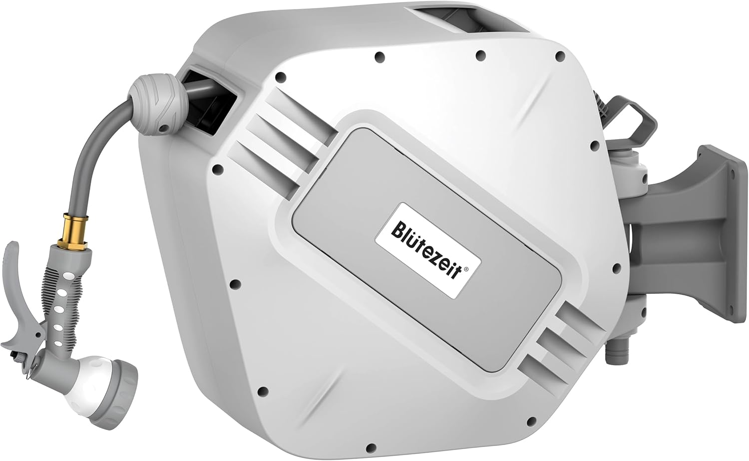 Blütezeit Retractable Garden Hose Reel Wall-Mount Heavy Duty