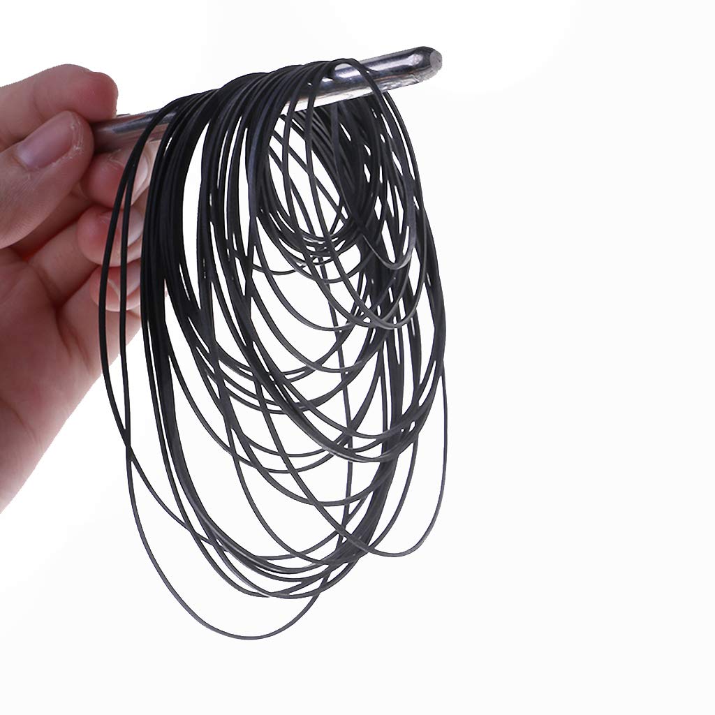 Cintura a Cassetta 30 Pezzi Mista assortita PRO per registratori Macchine Video CD-Rom Walkman unità Dvd Nero