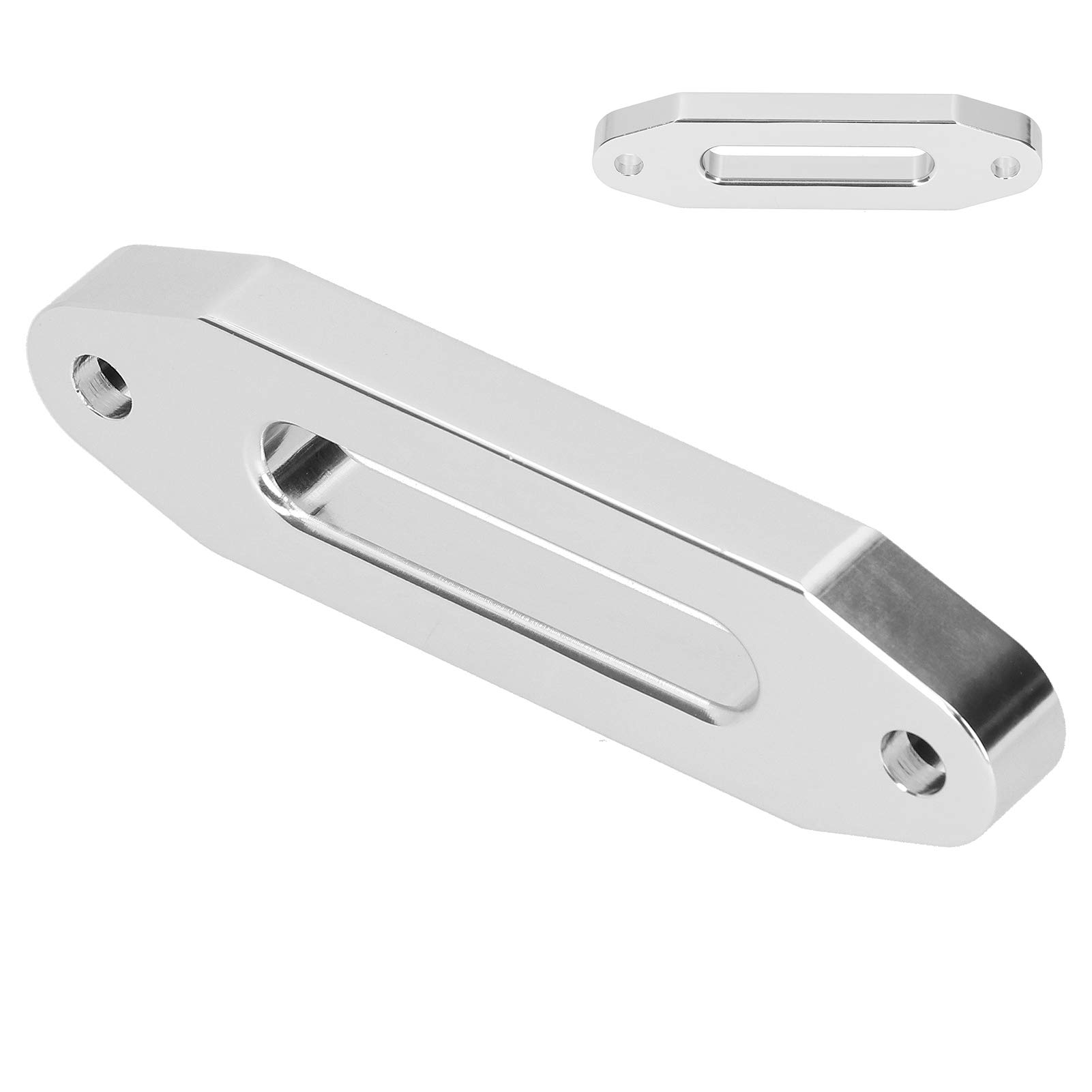 Hawse Fairlead Métallique pour Câble de Treuil Synthétique 3000-4000lbs Accessoire Véhicule Résistant Intempéries pour Expéditions