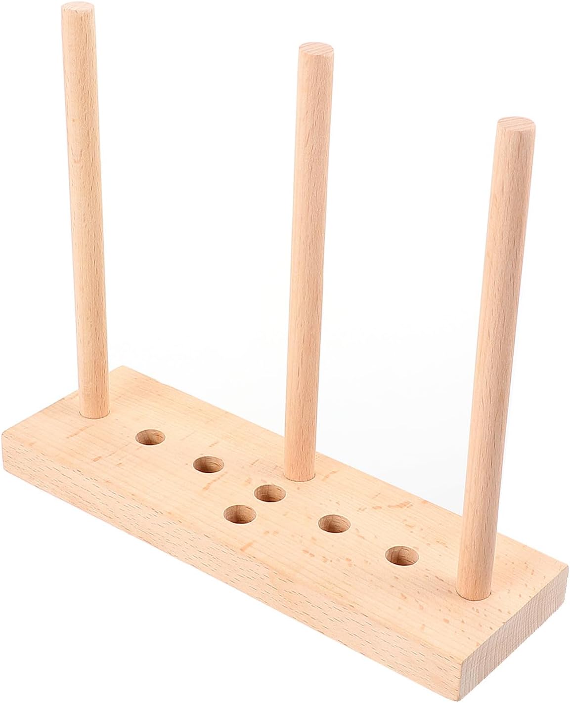 EXAOMBLE Wooden Bow Maker and Wreath Fixing Tool for Ribbon Crafting, 8X8Cm Beech Wood Bowknot Making Device for Holiday Party Decorations and Wrapping Supplies