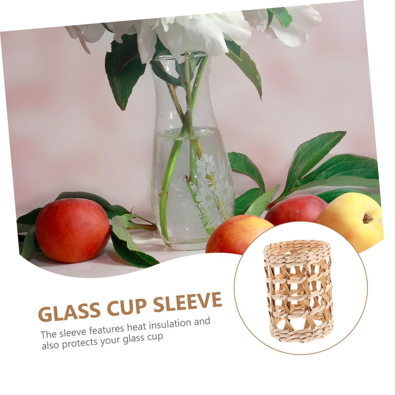 Cabilock Fundas De Vaso Tejidas Mano Resistentes Al Calor Cubiertas Decorativas Para Vasos De Accesorio Práctico Y Estiloso Para Hogar 3 Piezas X 5