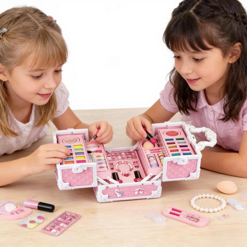 Trucco Finto Sicuro con Strumenti Colorati per Giochi Ruolo creativi Set Trucchi Finti