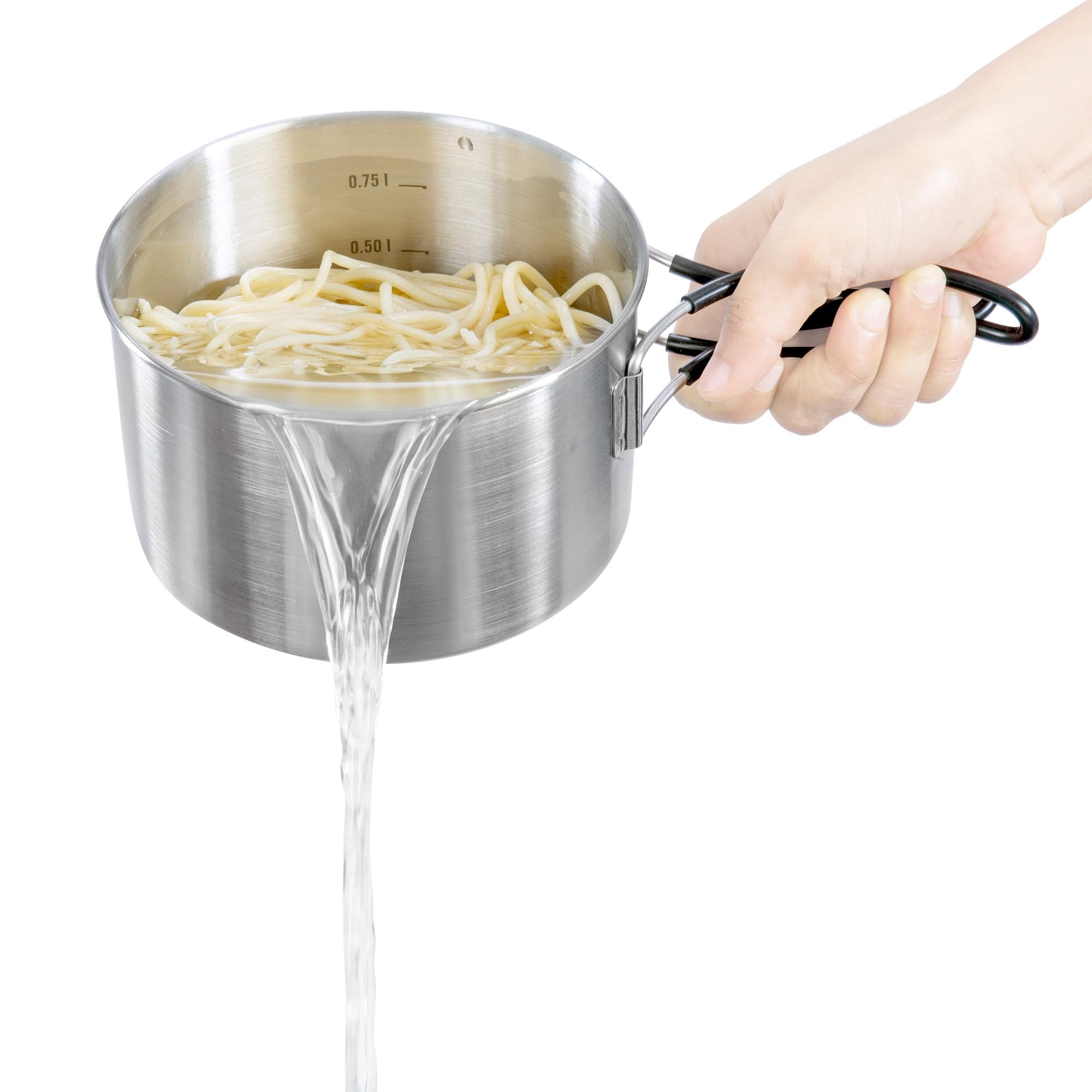 Tatonka Kettle II Casserole d'extérieur en acier inoxydable 1 l Ø 14,5 x 8,5 cm