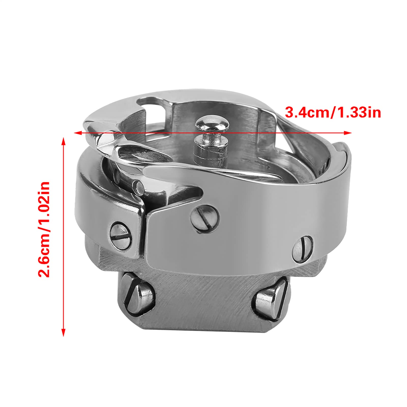 Tyenaza Navetta Capsula Porta Spolina Bobina, Accessori per Macchine da Cucire industriali per Computer Custodia per Bobina con Gancio Rotante per Navetta