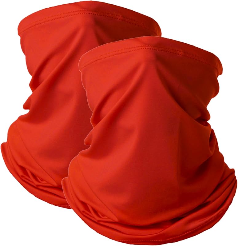 JHYWELL Cooling Neck Gaiter Face Mask, UV Protection Masks Gator, Windproof Bandana for Skiing, Fishing, Hiking, Cycling