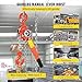 Heavy Duty Chain Hoist - 3300 lbs Capacity, 10 ft Chain, 1.5 Ton Manual Lever Ratchet Hoist for Warehouse, Garage, Construction, Heavy Lifting, Industrial Use