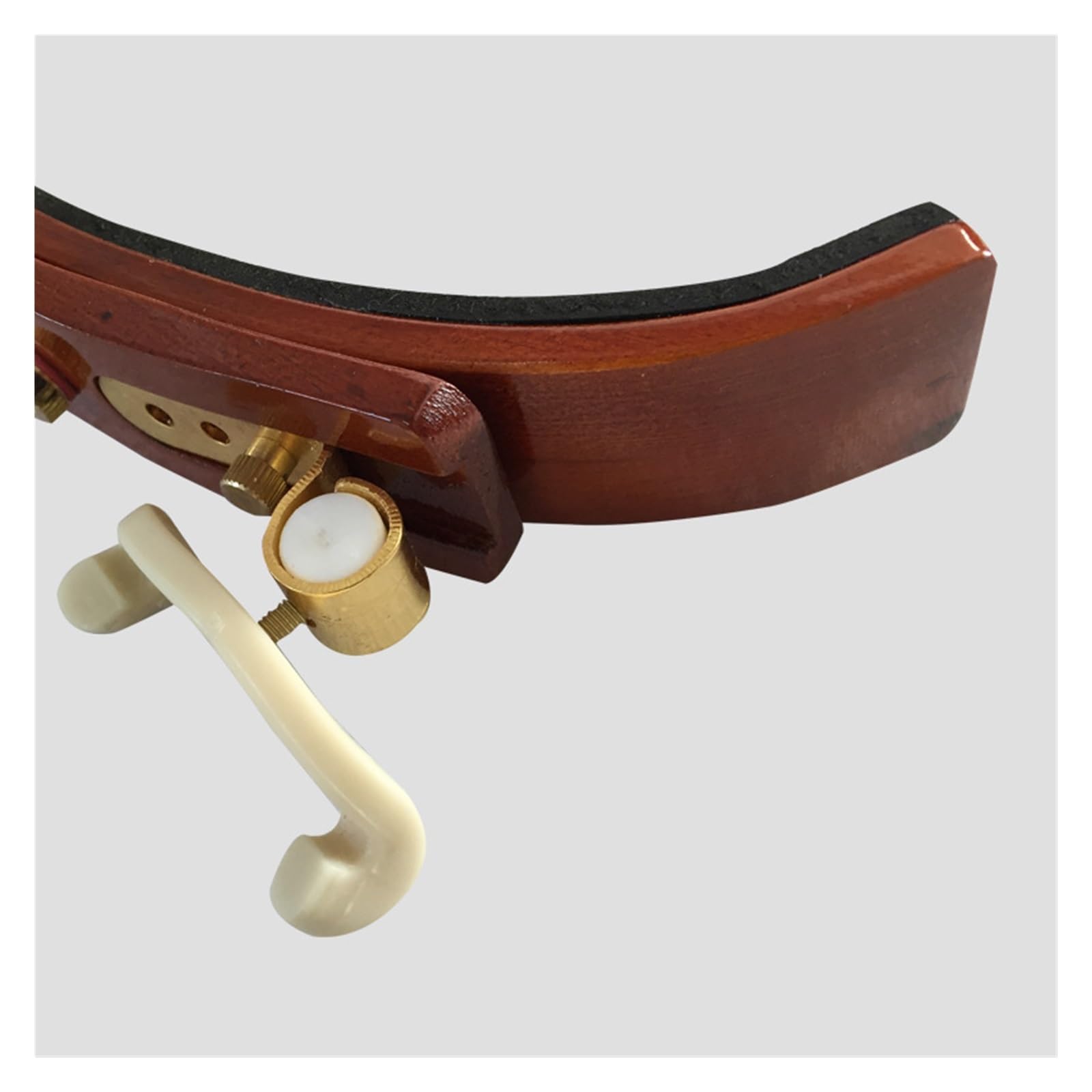 Soporte de hombro para violín Soporte de hombro para violín, aleación de carga, almohadilla de hombro de violín elástica fija, arrastre de hombro de curvatura grande (Color : 1/8)