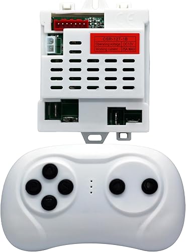 Reemplazo CSR-12T-1B = CSR-12T-1A Caja de control de 12 V y control remoto de 2.4 GHz para montar en coche Compatible con Power Wheels Best Choice