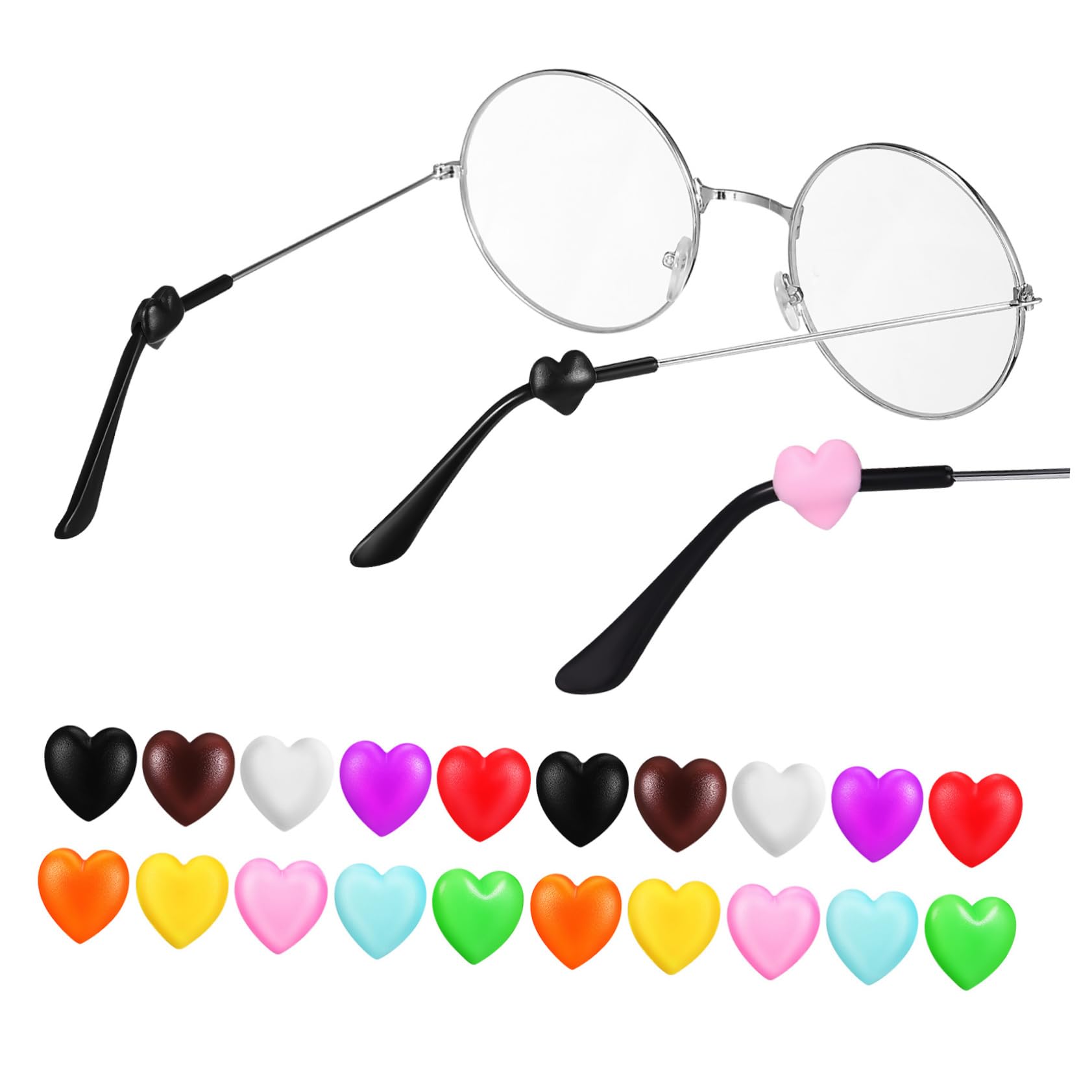 BESPORTBLE Glasses Holders for Ears Pieces Silicone Ear Grippers Prevent Stylish Design