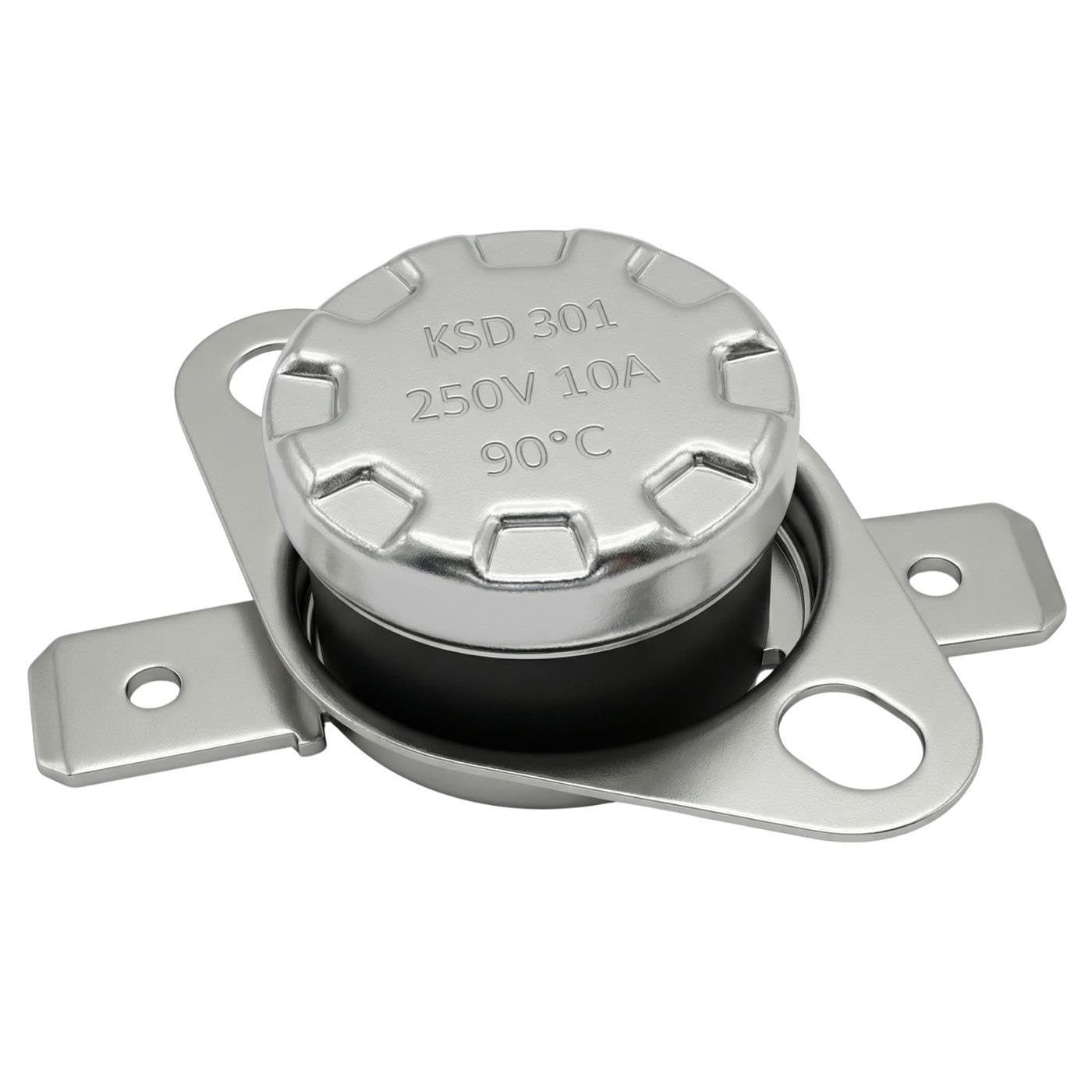 Lumonic Thermoschalter 90°C Öffner 250V 10A Temperaturschalter Thermostat KSD301 Bimetall Thermoschutz