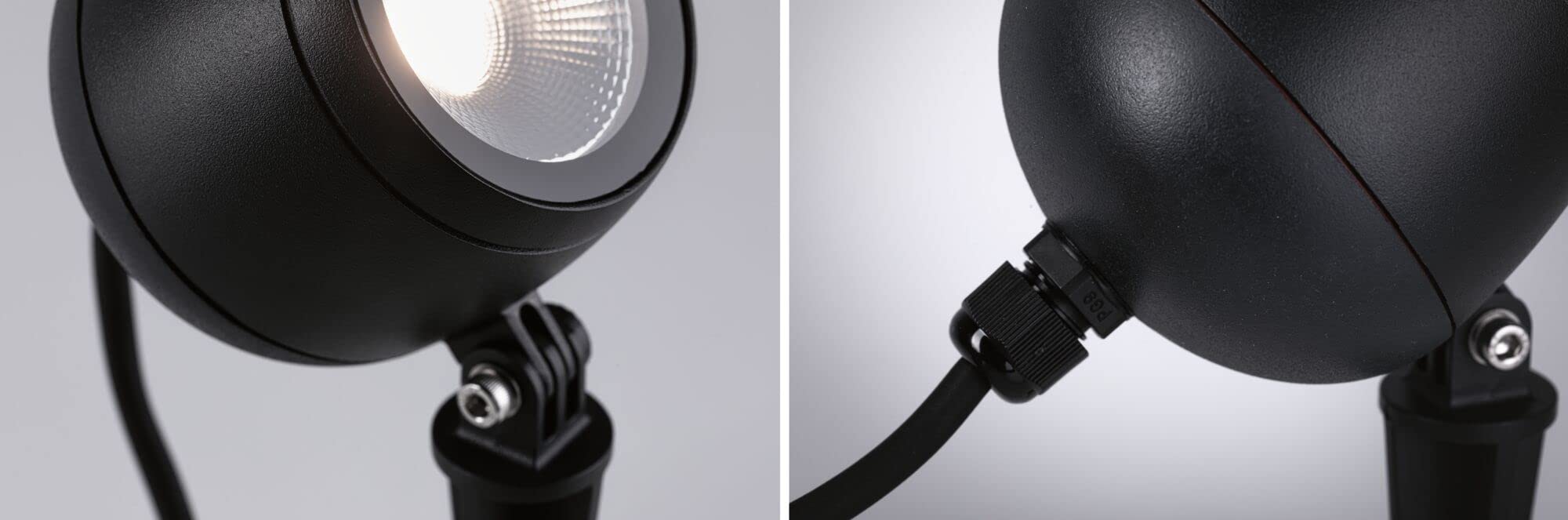 Paulmann 94776 LED reflektor ogrodowy Kikolo IP65 8W 500lm 261mm antracyt aluminium/tworzywo sztuczne 3000K 230V oprawa zewnętrzna