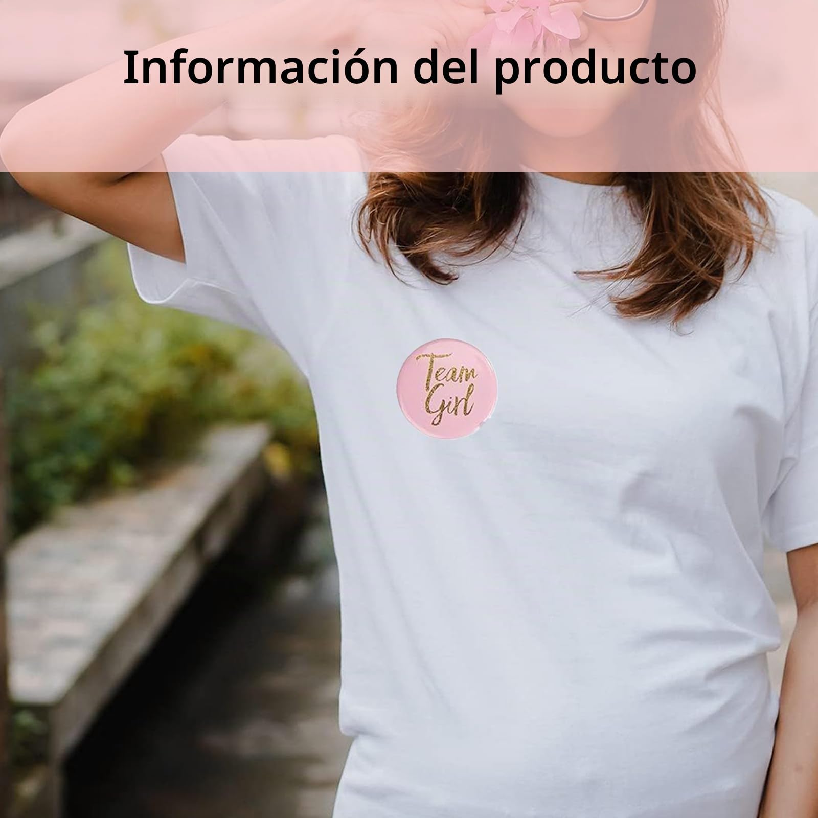 30 Piezas Botones De Revelación De Género Botón De Revelación De Género Equipo Niño Niña Insignia Pin Para Baby Shower Decorativo Género Revelar Fiesta Juego Suministros (Azul y Rosa)
