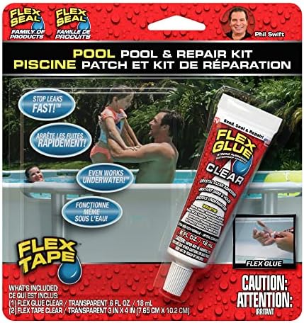 Flex Seal Pool Patch & Repair Kit for Fixing Leaks in Above Ground