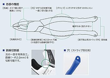 Amazon | スリーピークス技研 3.peaks 電工Fペンチ 165mm DF-165