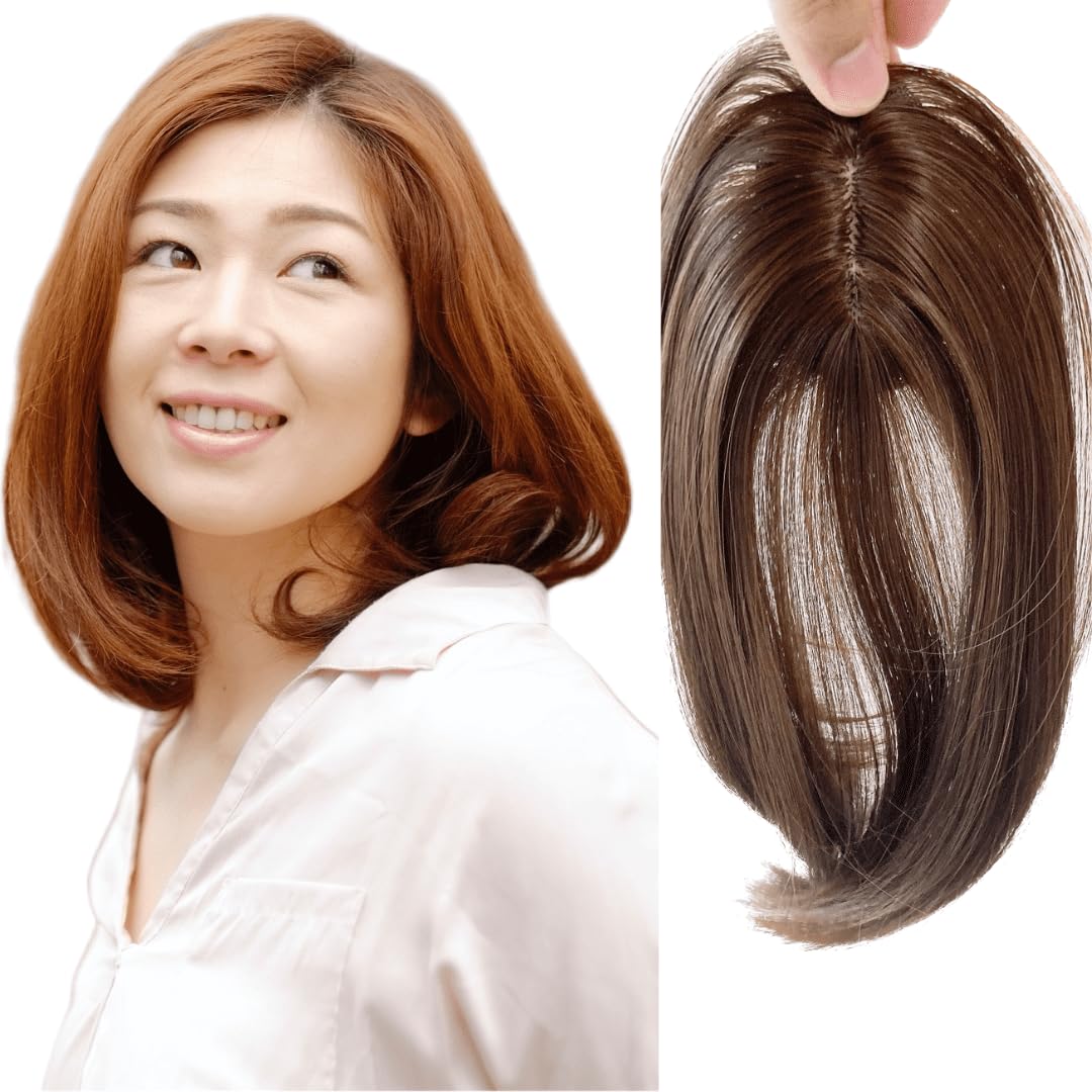 Amazon.co.jp: Luce brillare 部分ウィッグ ヘアピース トップ