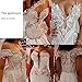 Labellezalady Silver Rhinestons Appliques, Beaded Appliques Embellishments,sew on for Dresses,Banquet Evening Gown, Photograph Shot,scrafts Decoration by Pair