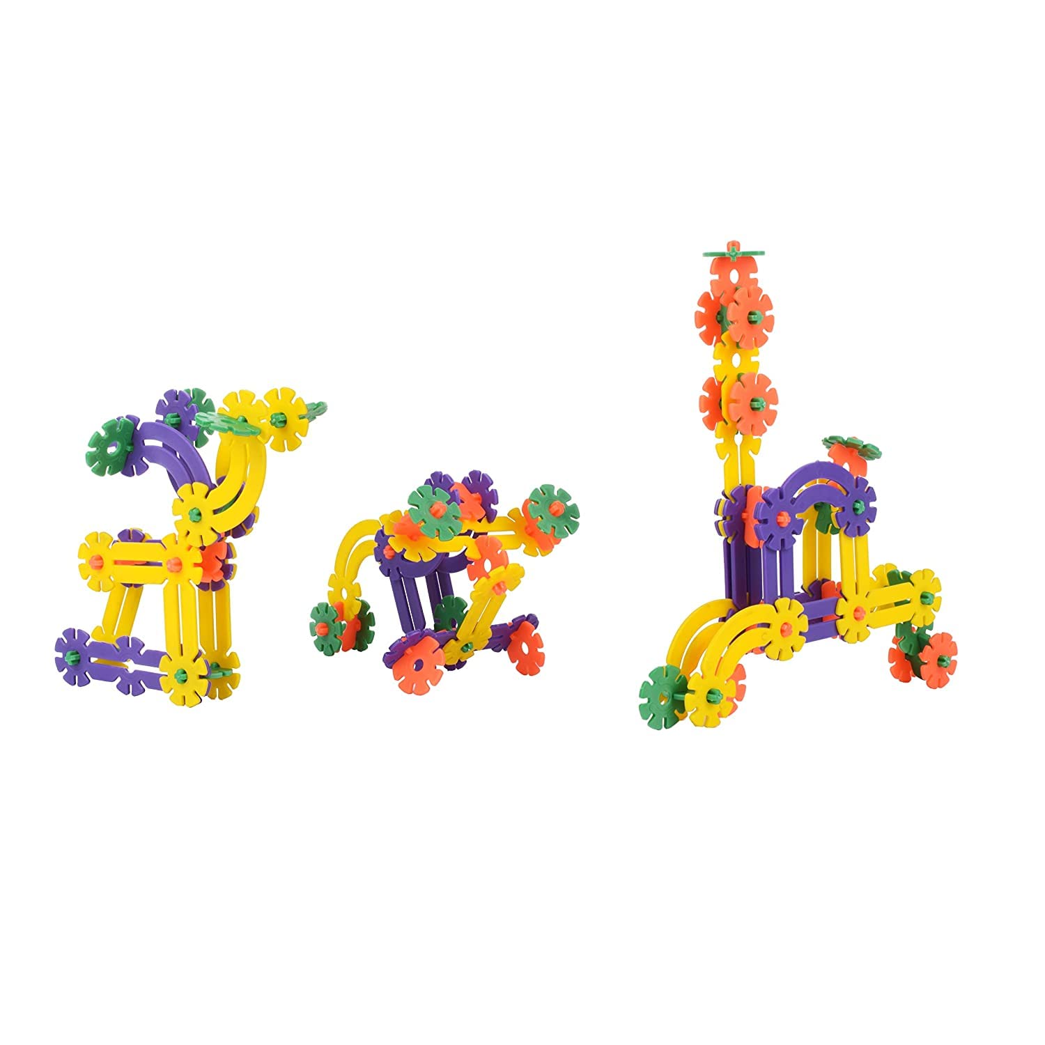 Kesari Nandan lower puzzle | Bricks Building Blocks ,Creative Educational Toys - Do It Yourself Colorful Plastic Building and Construction Toys Available in Different Variants ,Snow Flake Flower Puzzle Connector (FLOWER PUZZLE)