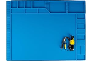 Kaisi Large Soldering Mat Heat Resistant Silicone Anti Static Electronic Work Mat