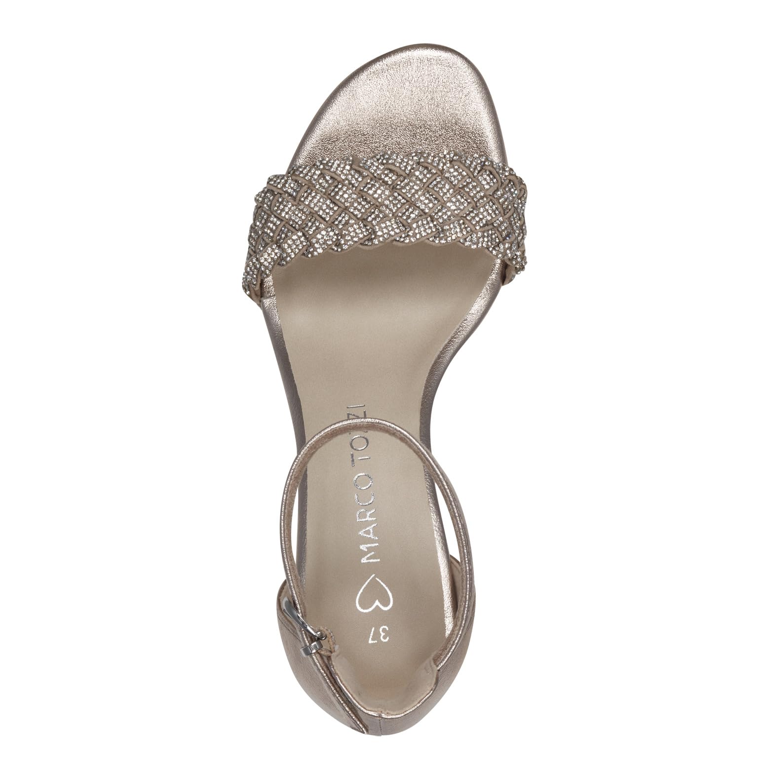 MARCO TOZZI Damen Sandalen mit Absatz Elegant Blockabsatz