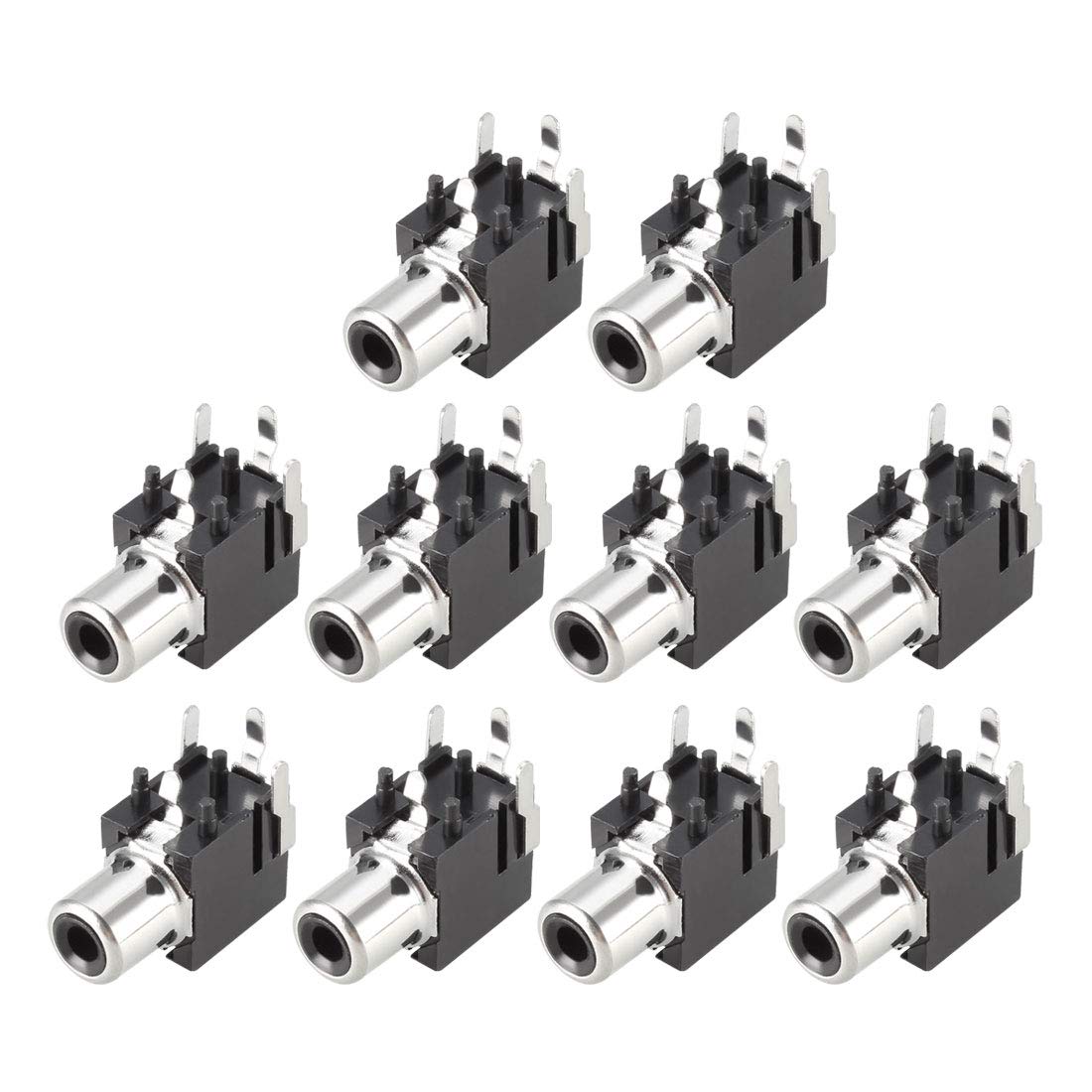 2-Way RCA Female Socket Connector - Panel mount